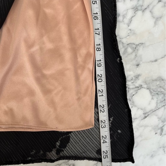 Vintage Y2K Niki Livas black burnout velvet maxi dress formal open back bias cut - Picture 14 of 14